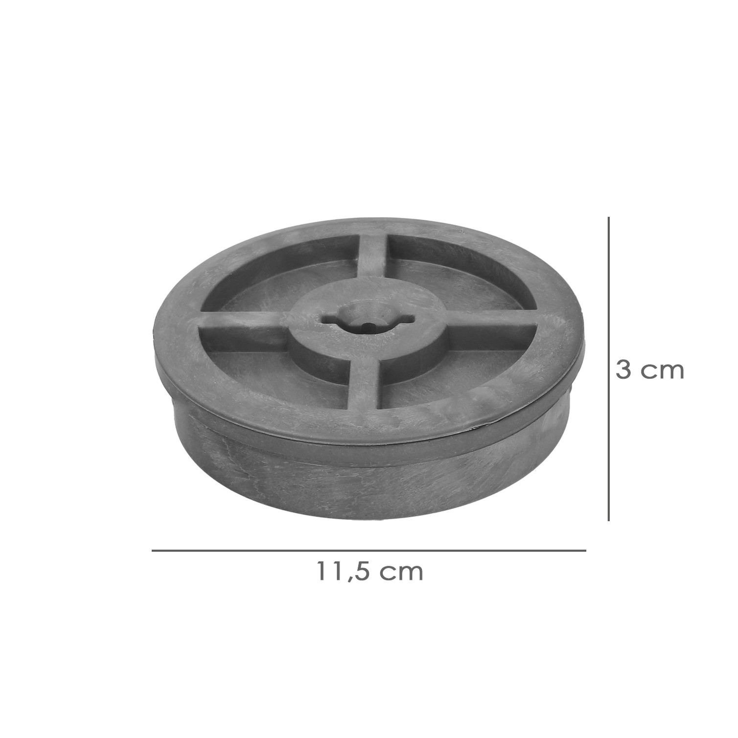 Tapa Bote Sifónico PVC Ø 110 mm.