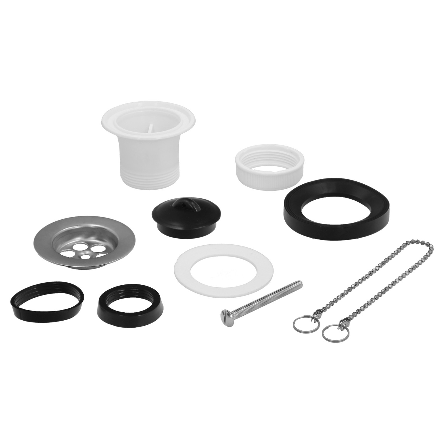 Válvula Lavabo / Bide Con Tapa y Cadena 1 1/2" Salida Ø 40 Mm