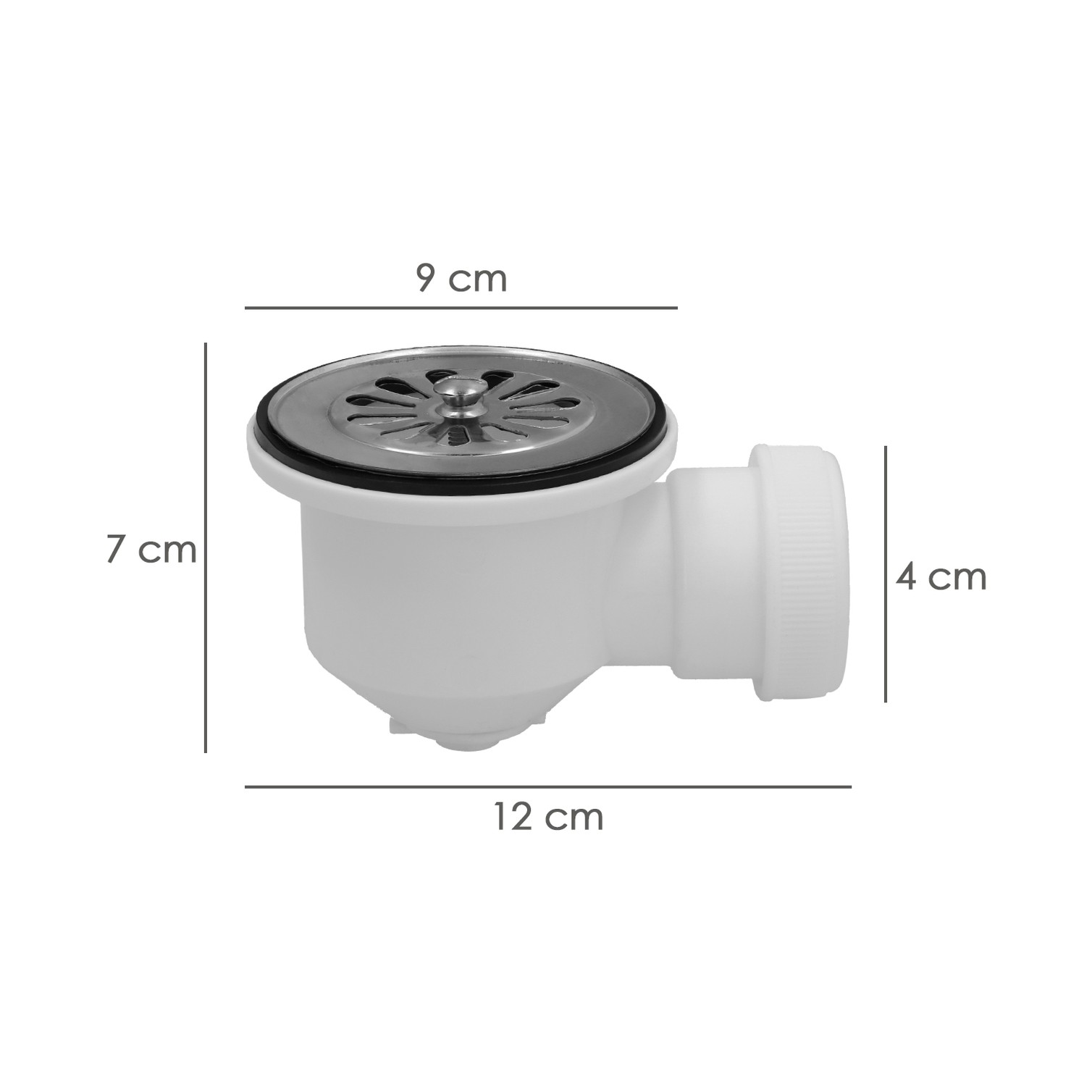 Valvula Plato Ducha 1 1/2" Salida Ø 40Mm Sifónica