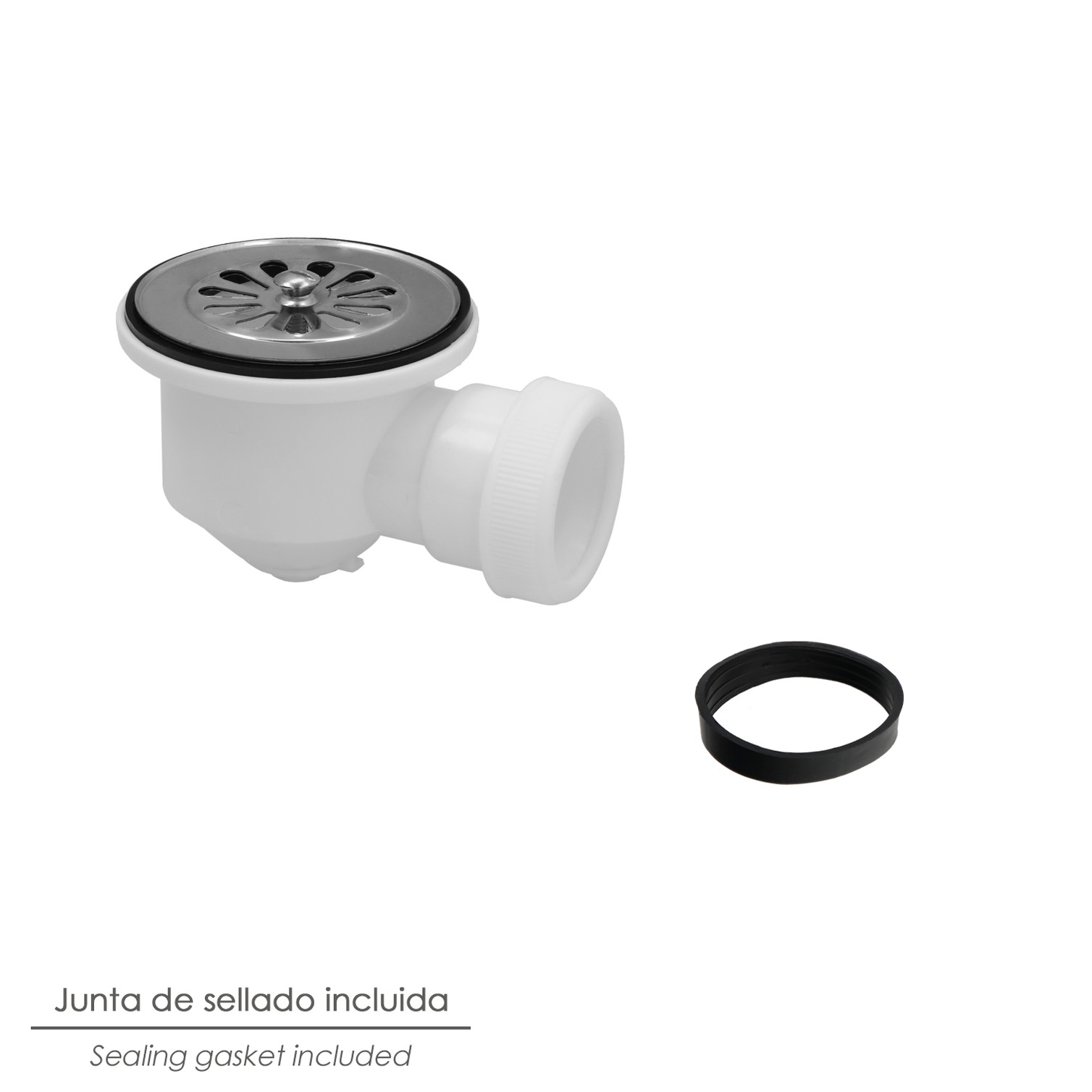 Valvula Plato Ducha 1 1/2" Salida Ø 40Mm Sifónica