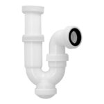 Sifon Curvo ExtensibleTuerca Loca 1 1/2" Ø 40 Mm