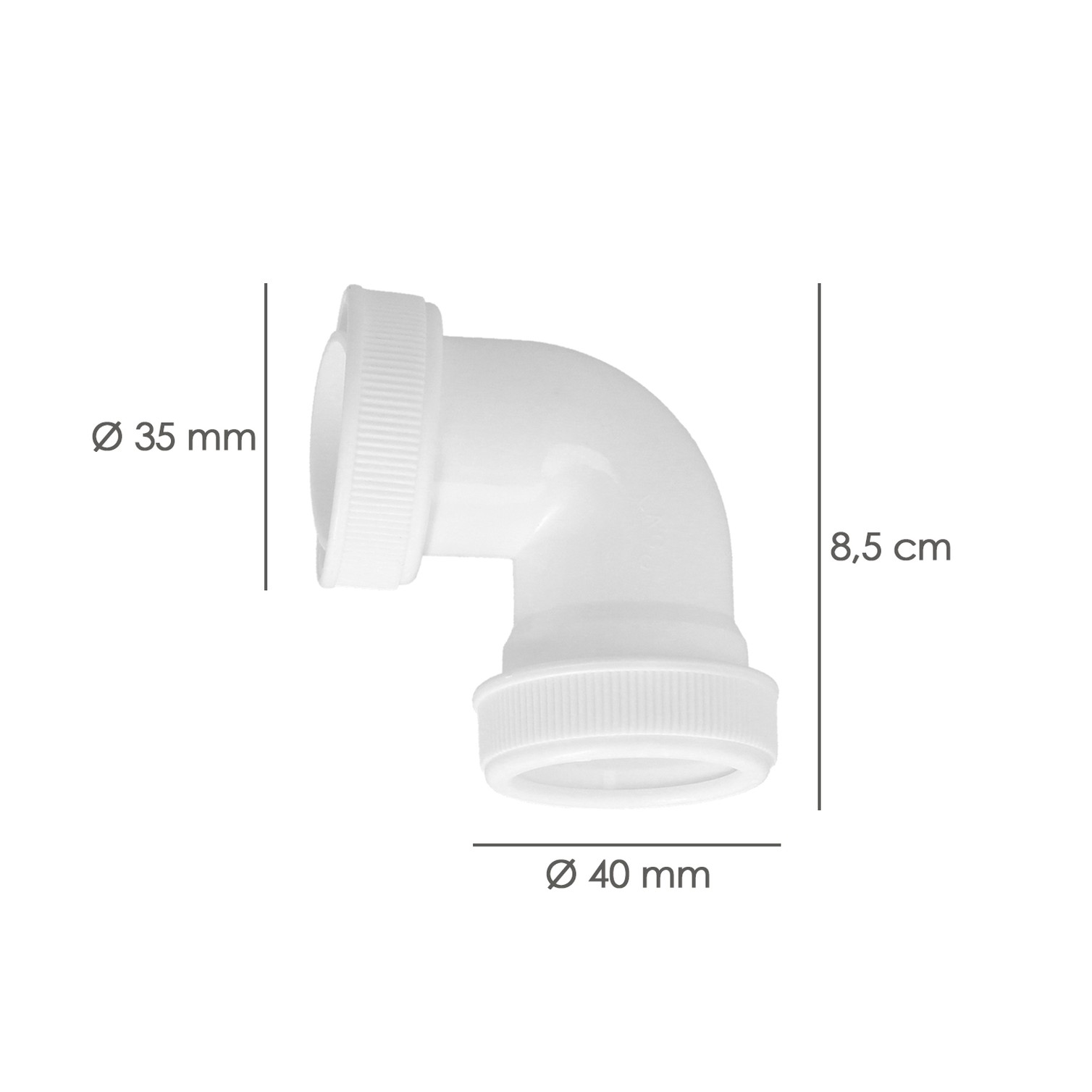 Codo Desague M-H 1 1/2