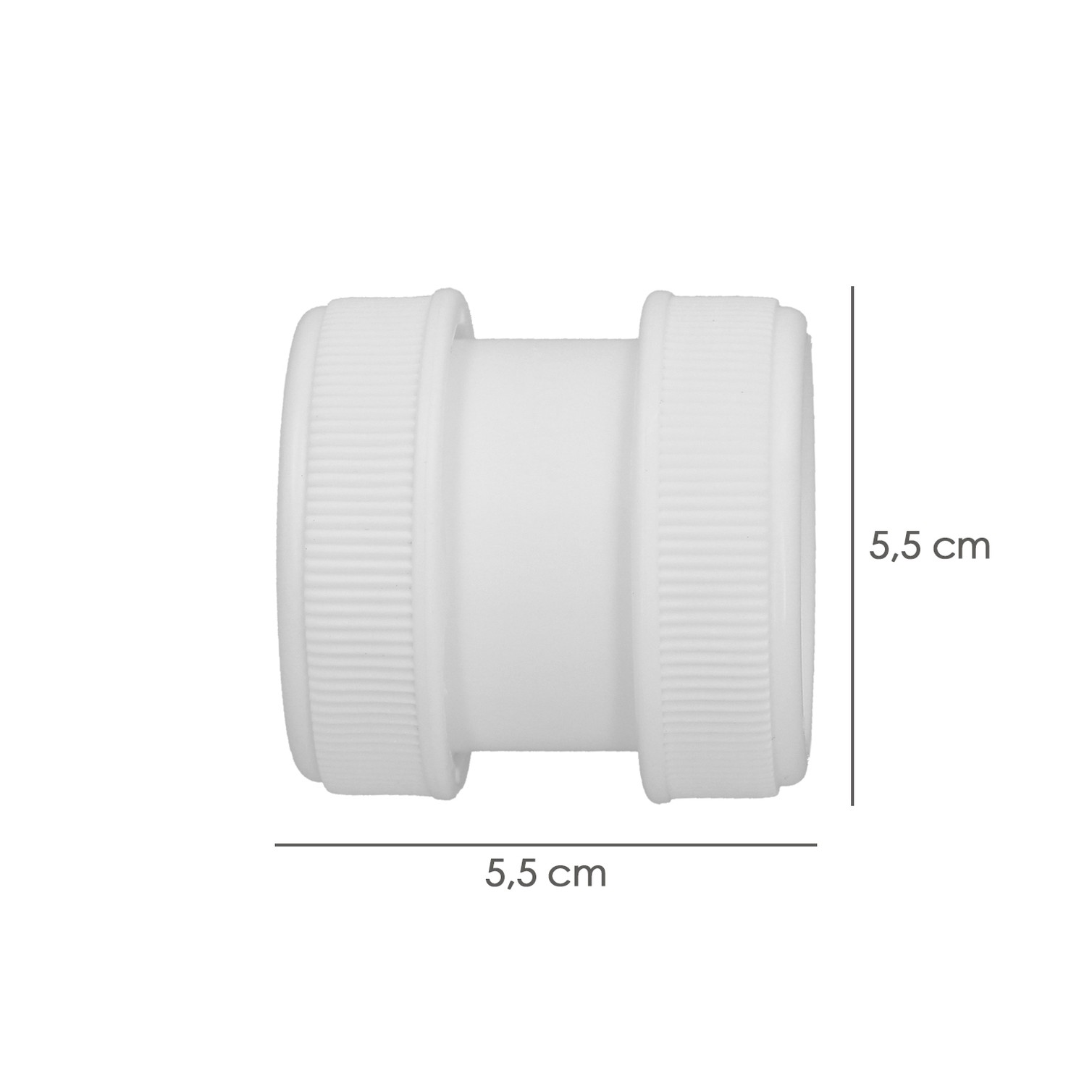 Manguito Reparador Desagues / Tubos Hembra - Hembra 1-1/2"