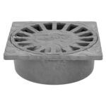 Sumidero Sifónico Pvc 25x25 cm. Salida De Ø 90 / 110 mm. desagüe, Desaguadero, Tragadero, Alcantarilla,