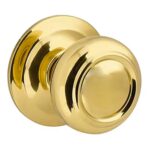 Pomo Oro Brillo Liso 70x85 Latonado Pulido
