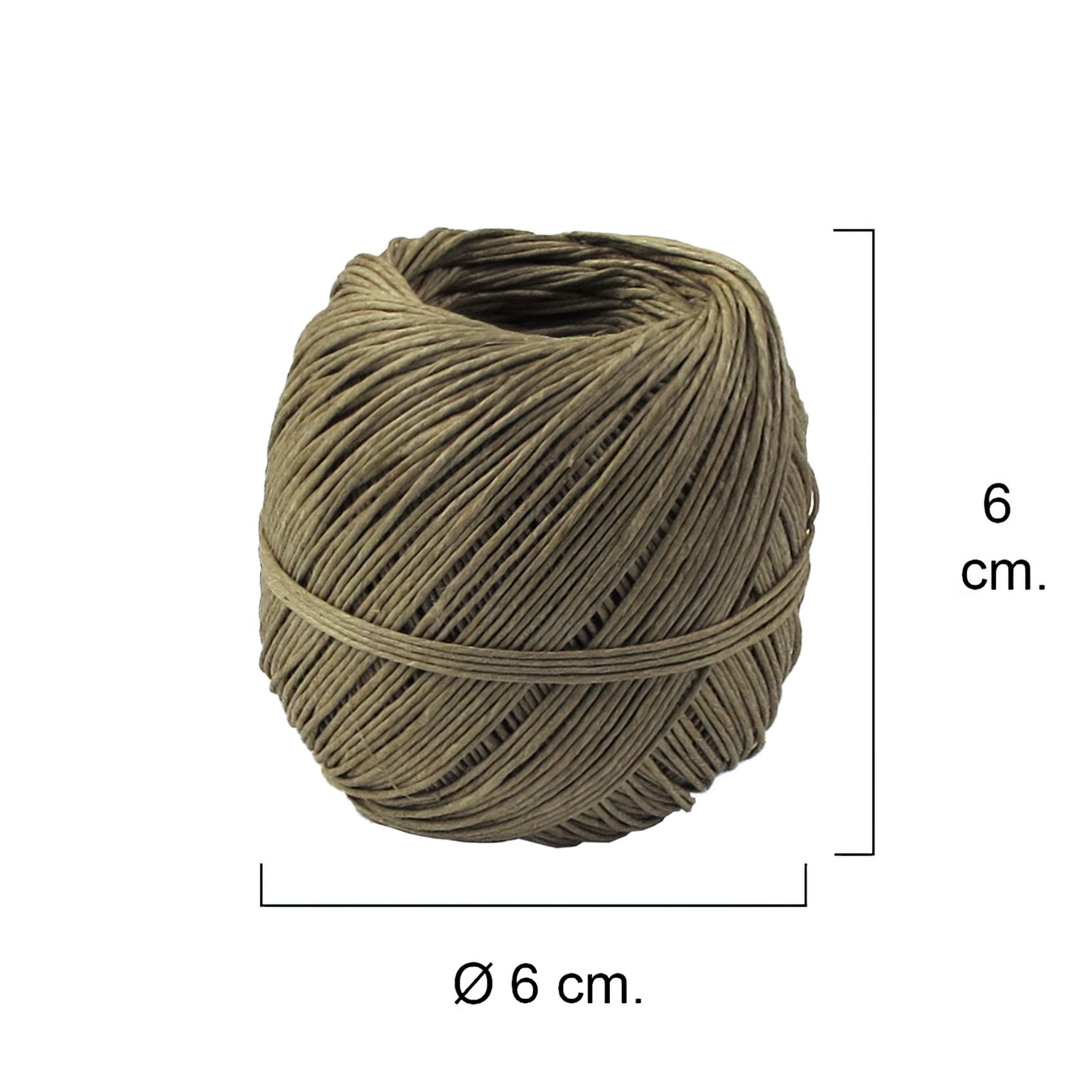 Hilo Bramante Cañamo Pulido Nº 6 (Bobina 50 Gramos) Ø 0,9 Mm.