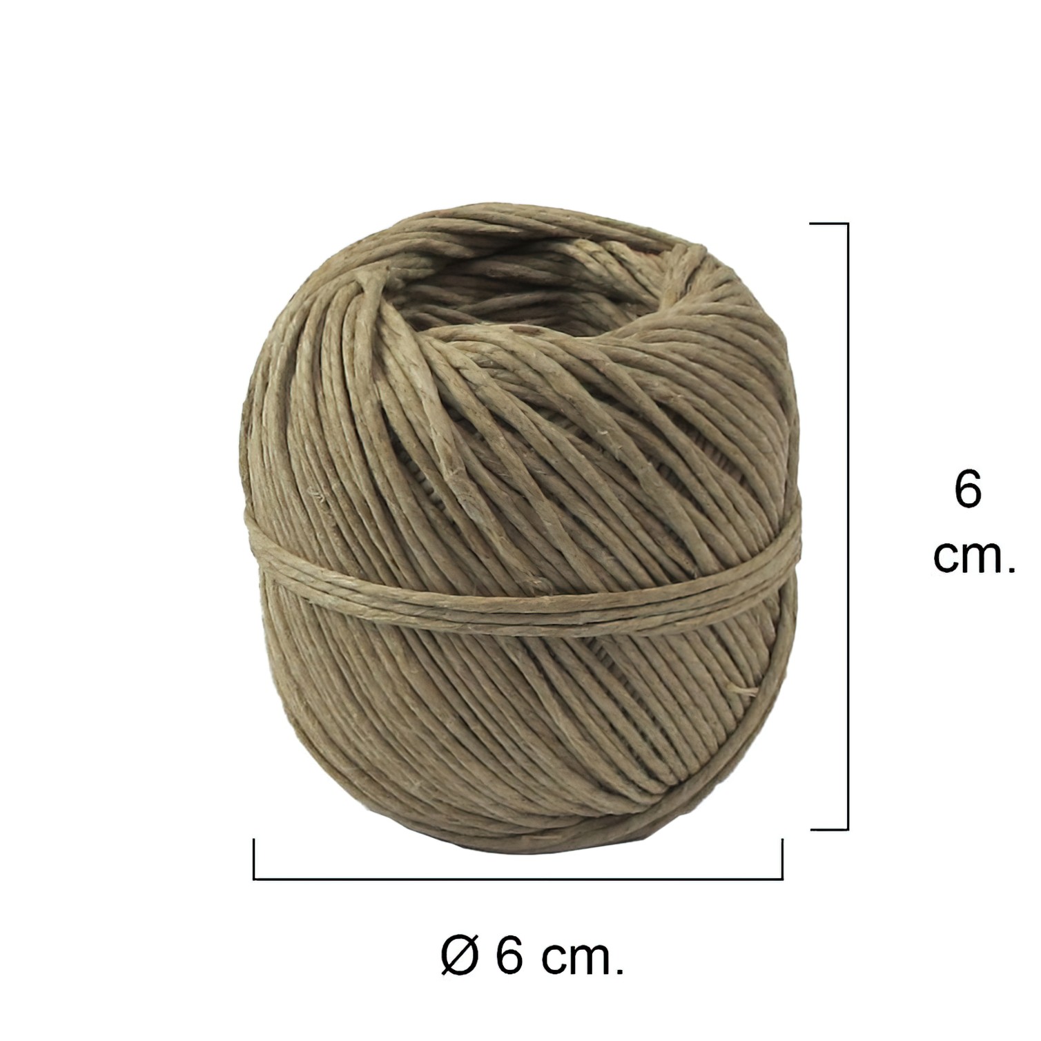Hilo Bramante Cañamo Pulido Nº 4 (Bobina 50 Gramos) Ø 1,5 Mm.