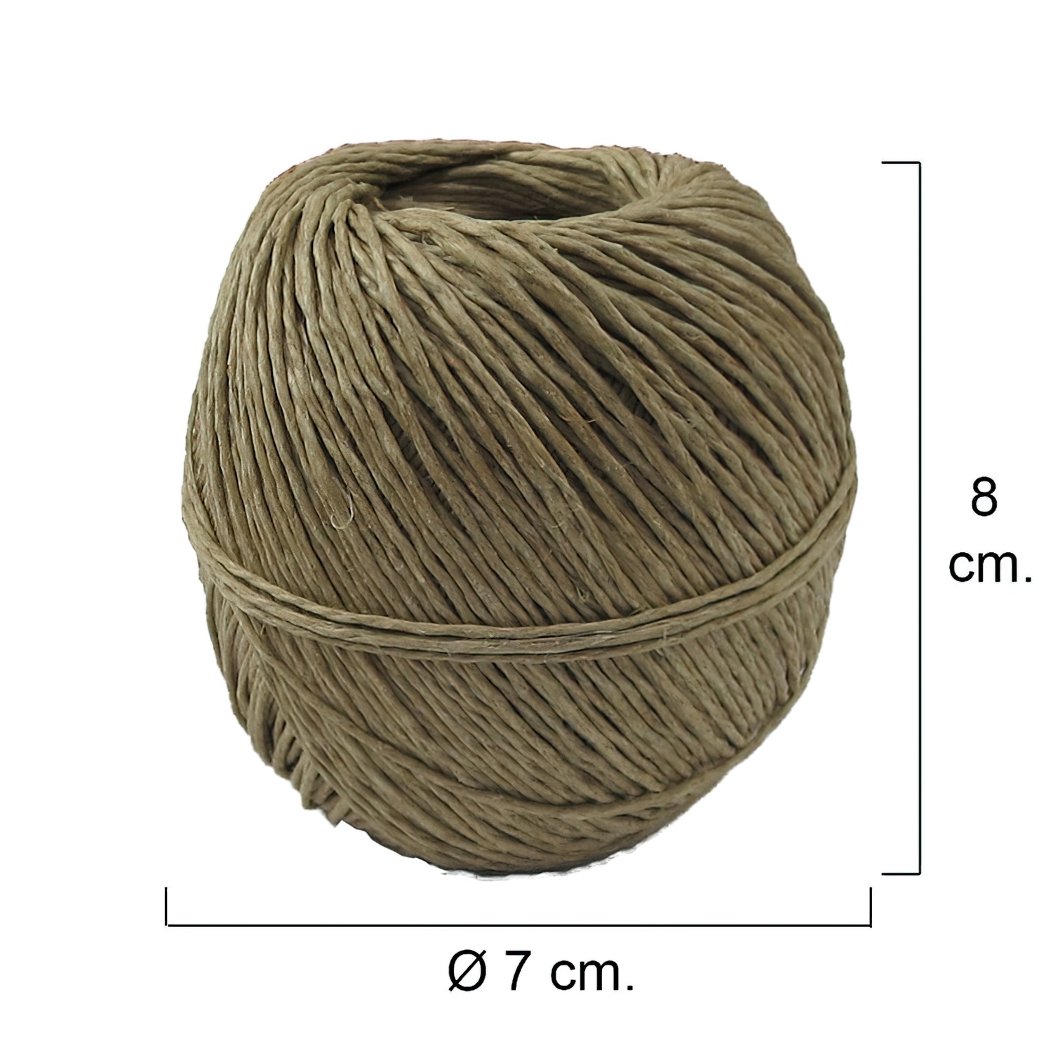Hilo Bramante Cañamo Pulido Nº 4 (Bobina 100 Gramos) Ø 1,5 Mm.