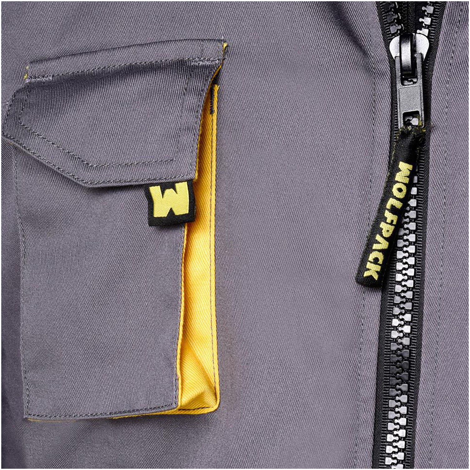 Chaqueta de Trabajo Gris/Amarillo Talla 46/48 S