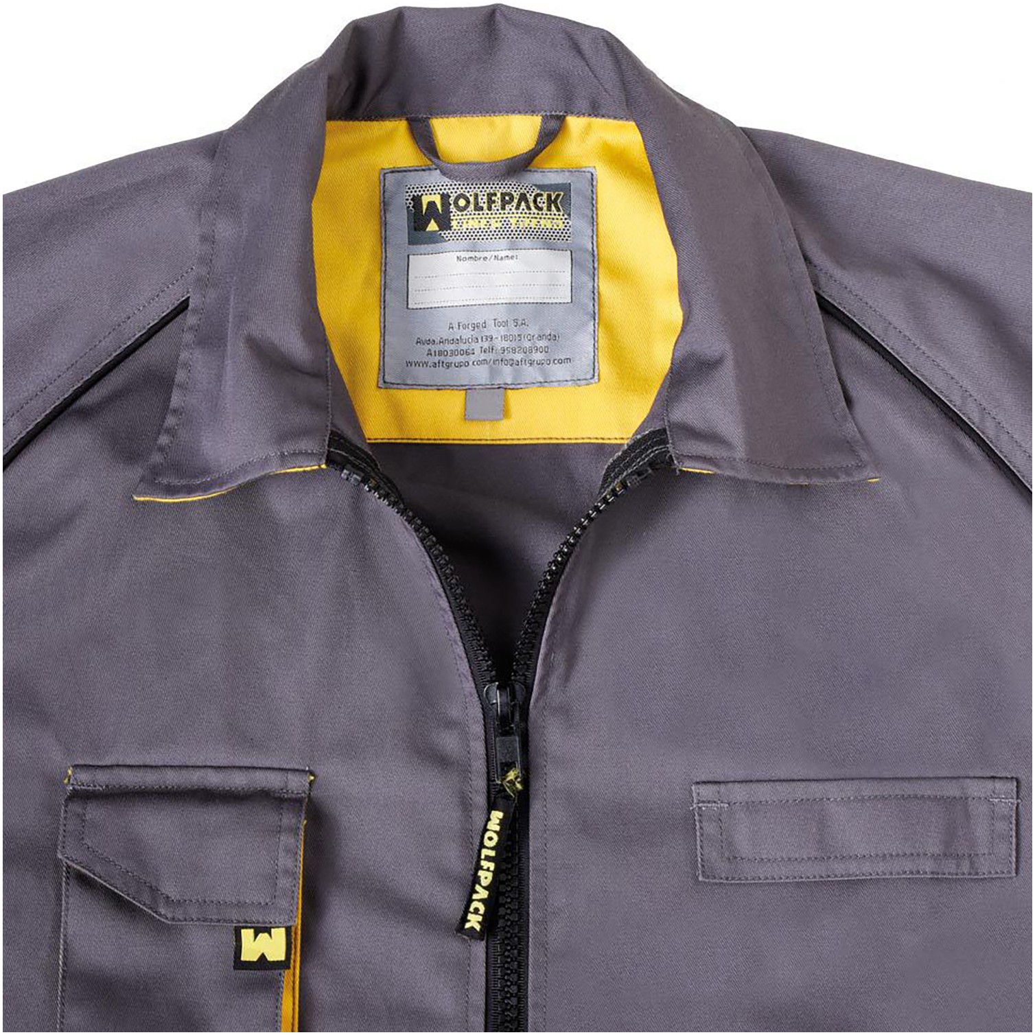 Chaqueta de Trabajo Gris/Amarillo Talla 46/48 S