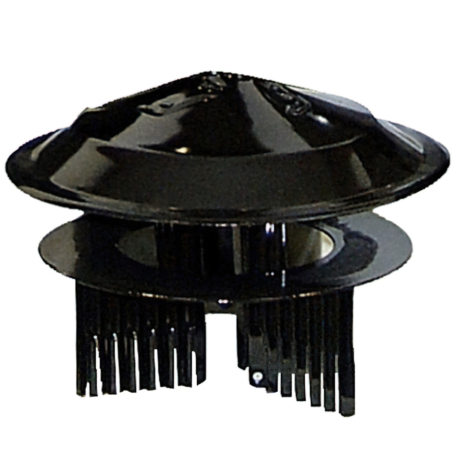 Sombrero Color Negro Universal Para Estufa de Ø 80 a Ø 150 mm.