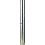 Wolfpack Tubo Estufa Acero Galvanizado Ø 100 mm, Ideal Estufas de Leña, Chimenea, Alta resistencia, Conducto Humos. Con Llave [+3 variaciones de Medida Disponibles]