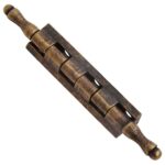 Bisagra Desmontable Con Pasador y Remate Oro Viejo 87 mm.
