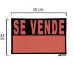 Cartel Se Vende 50x35 (Alt.) cm.