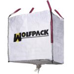 Saco Obra Big Bag Rafia 90x90x90cm. con Válvula. Carga máxima seg. 1.000Kg.