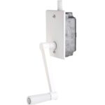 Torno Elevacion Persiana Empotrar Blanco