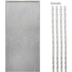 Cortina Puerta 90 Tiras PVC 90x200 cm.