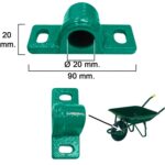 Cojinete Metal Para Carretilla Obra Verde