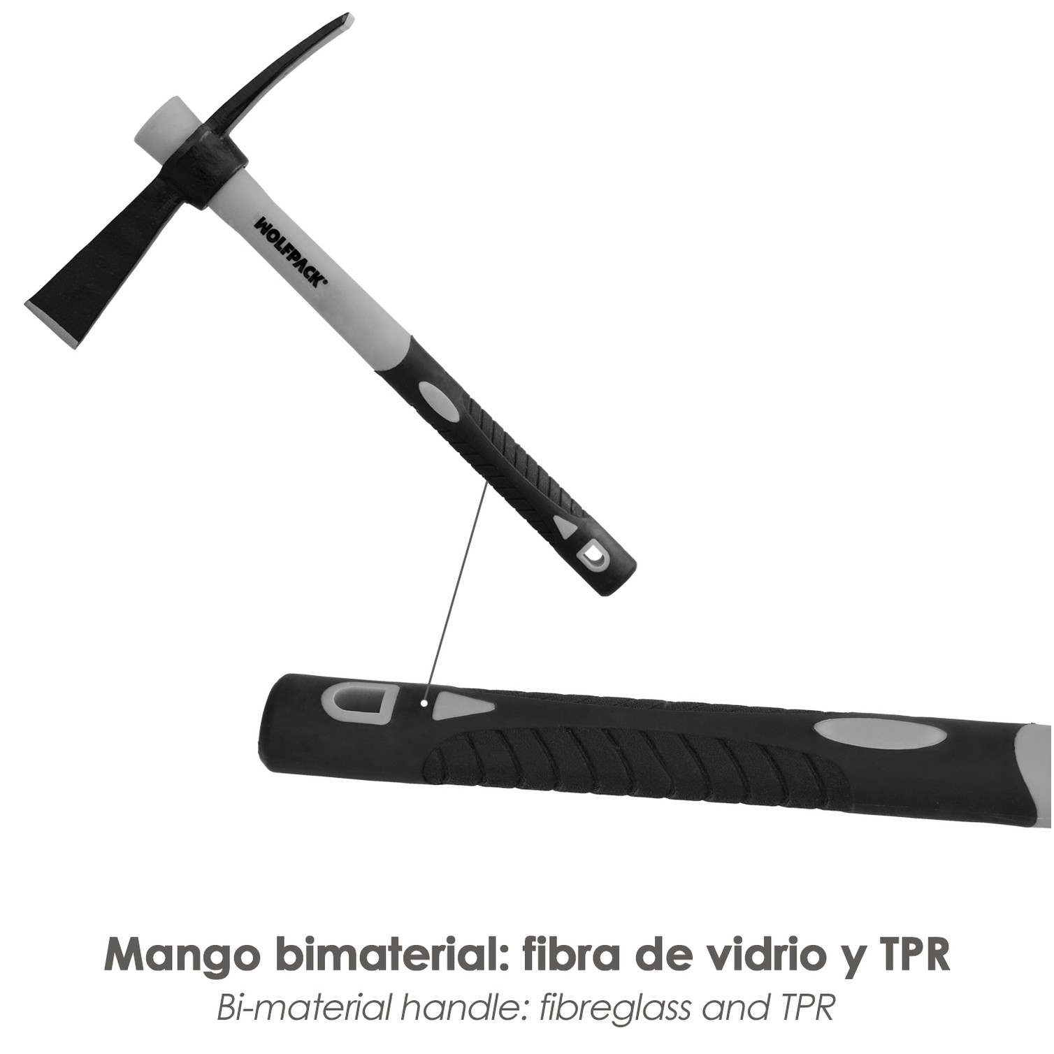 Alcotana 814 / 500 Gramos Mango Fibra Vidrio