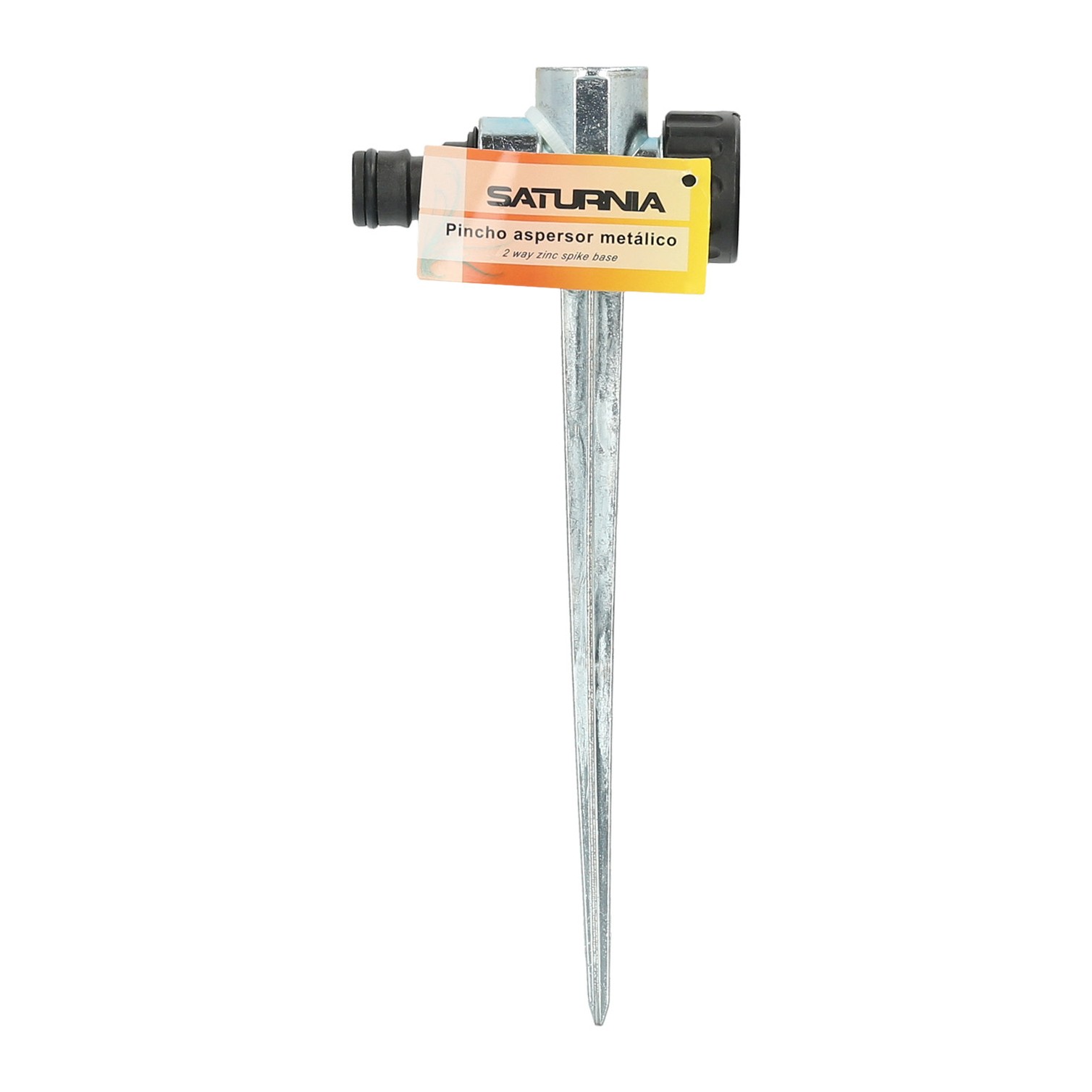 Pincho Para Aspersor Metalico Saturnia Con Racord Manguera