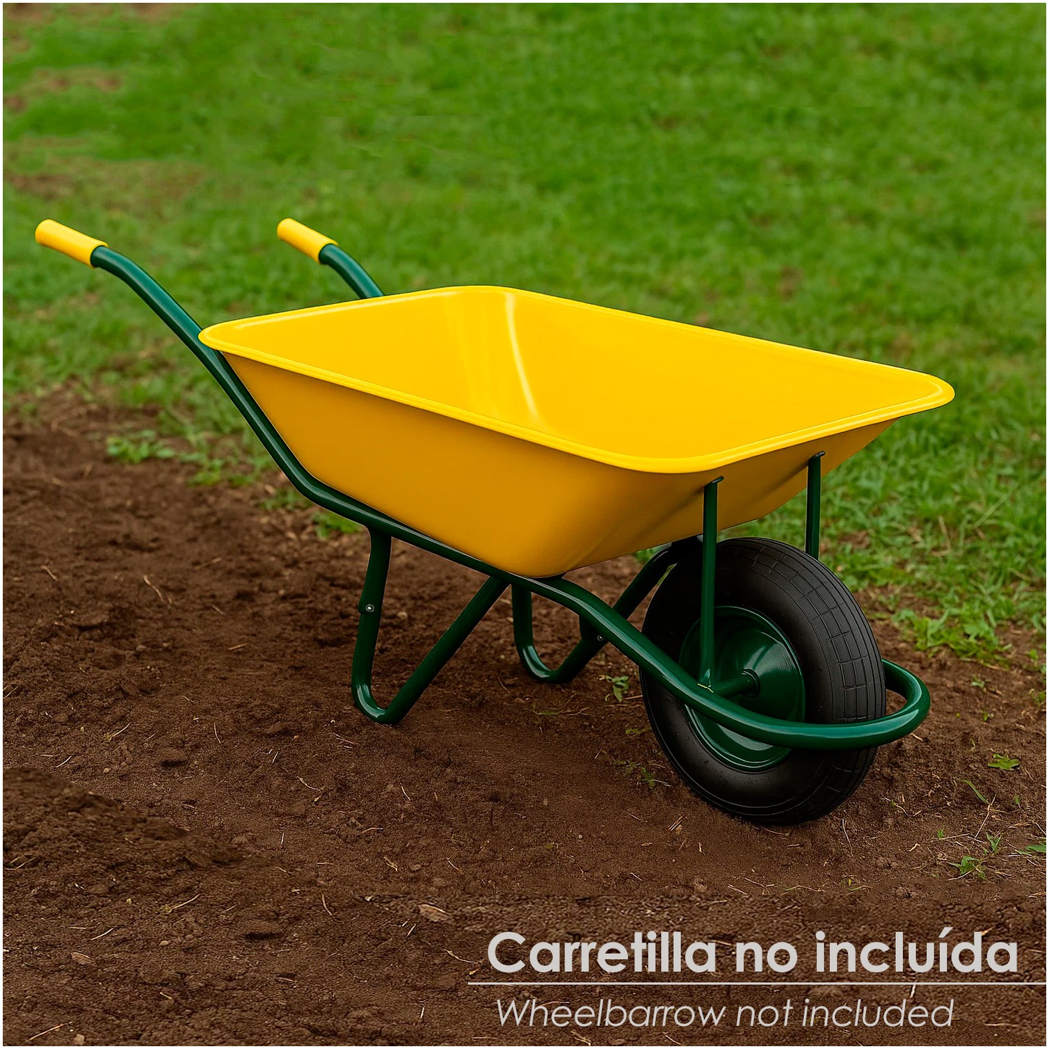 Rueda Carretilla Obra Standar 350 x 8 mm.
