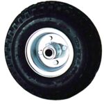 Rueda Carretilla Almacen / Sacos Neumática Llanta Galvanizada 20 mm.