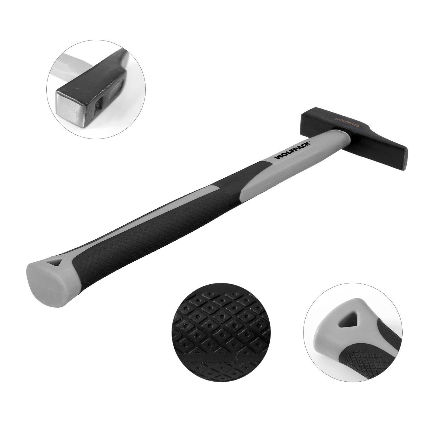 Martillo Carpintero Con Mango Fibra Vidrio 18 mm