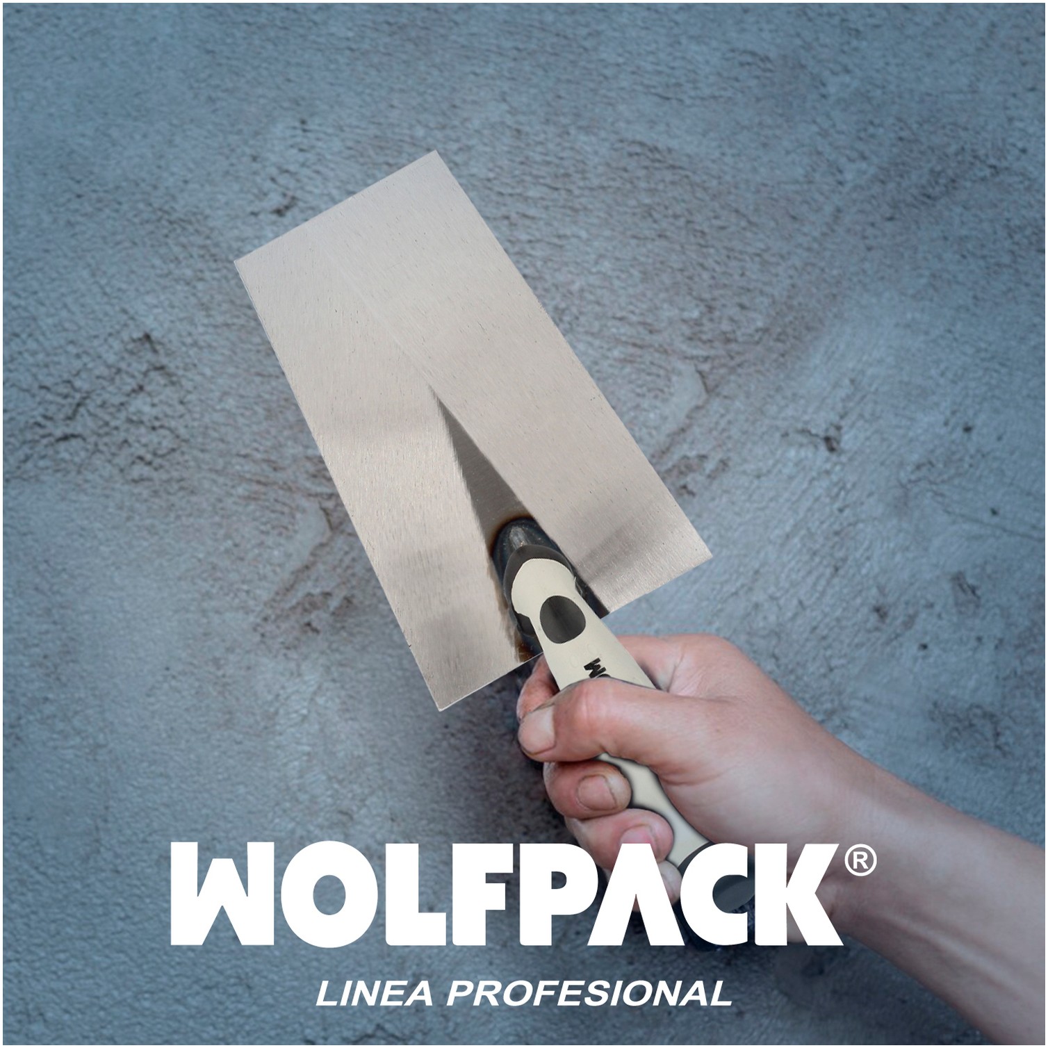 Paleta Wolfpack Plus Mango de Goma 341-b/180 mm.