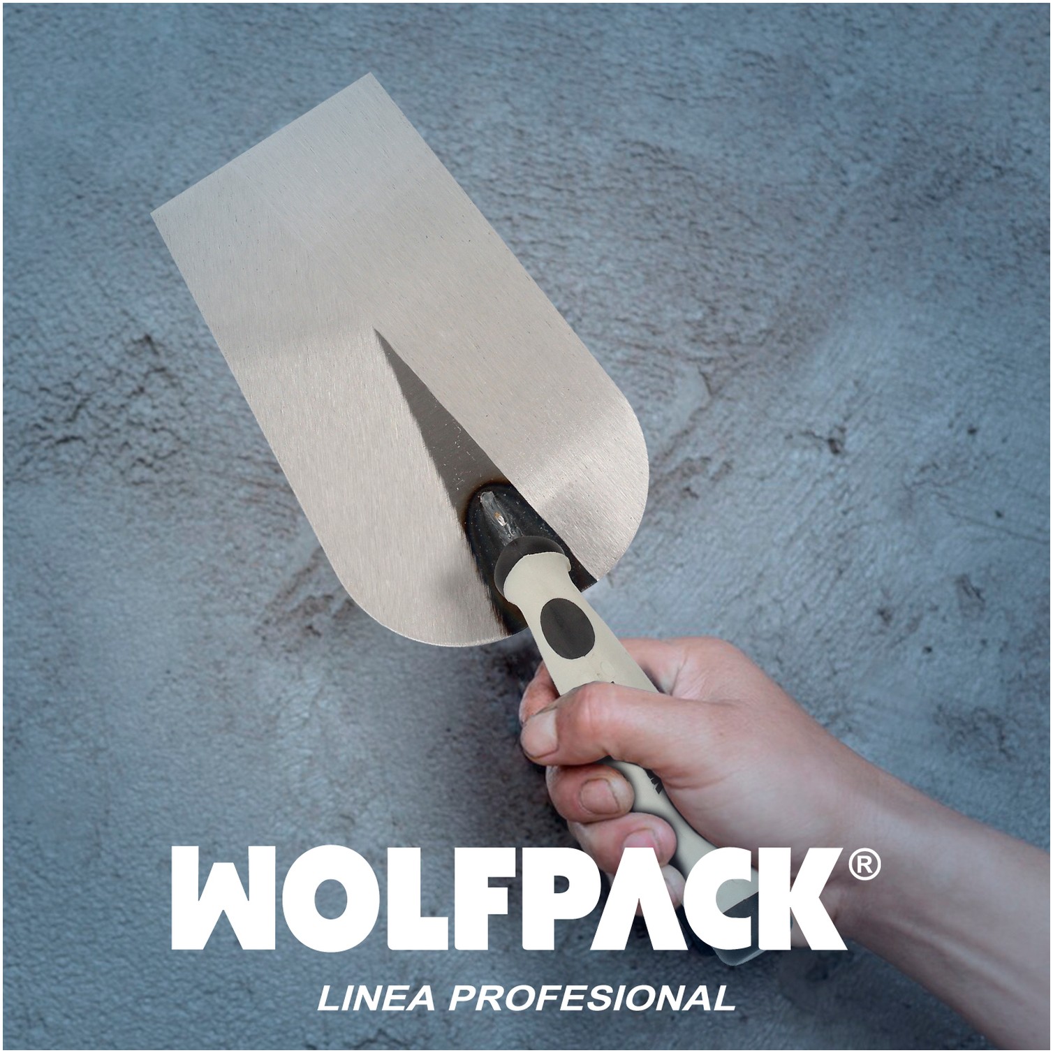 Paleta Wolfpack Plus Mango de Goma 349 180mm.