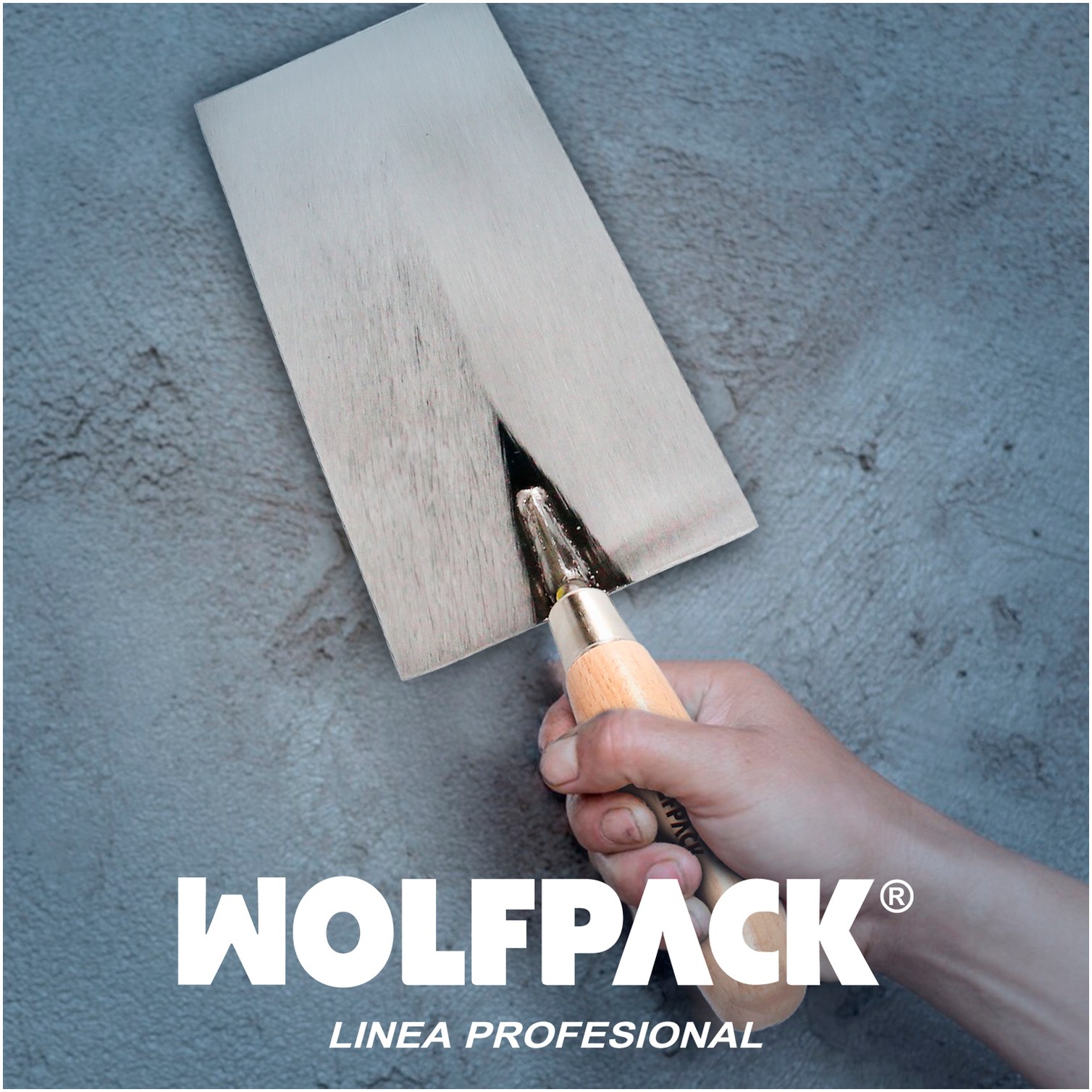Paleta Wolfpack Plus Mango Madera 341-a/180 mm.