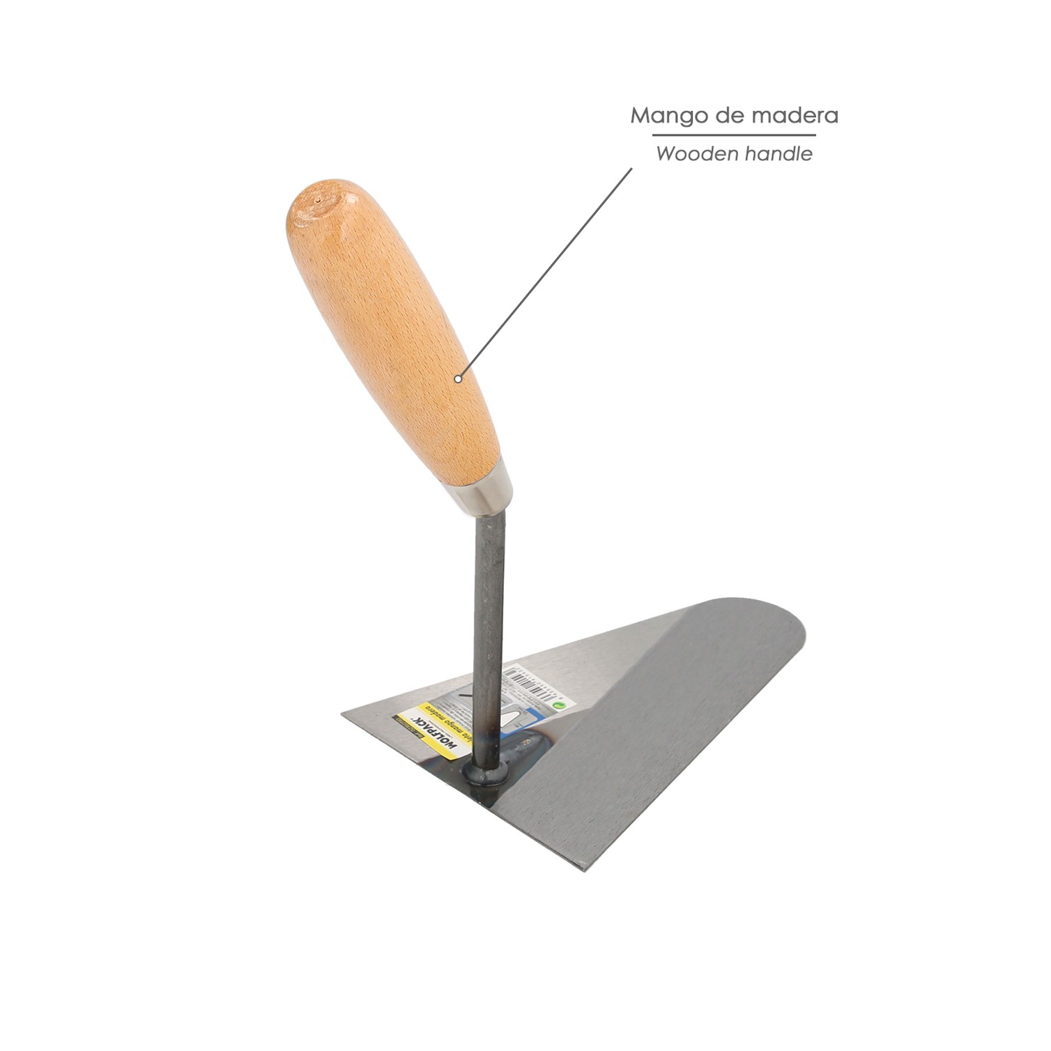 Paleta Wolfpack Plus Mango Madera 344 180x125 mm.