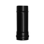 Wolfpack Tubo de Estufa Pellet Acero Vitrificado Negro Ø 80 mm. Longitud 25 cm. Estufas de Leña, Chimenea, Alta resistencia,