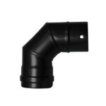 Codo Estufa Pellet Vitrificado Ø80 mm 90°