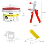 Kit Nivelador Solador (Pistola, calzos y cuñas)