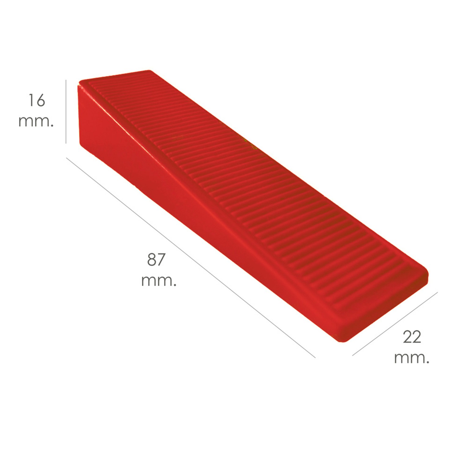 Cuñas Nivelar Suelo (Bolsa 100 Unidades)