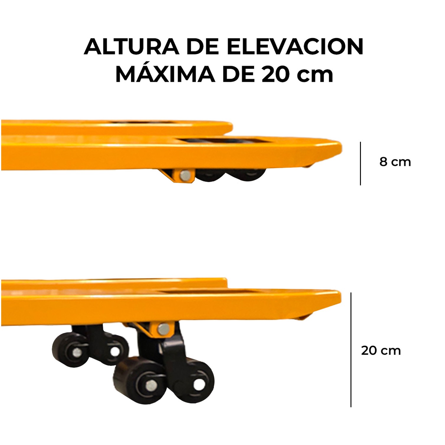 Transpaleta De Almacen Ruedas Poliuretano 2,5 T.