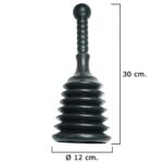 Desatascador Goma Fuelle Ø 12 cm. / Alto 30 cm.