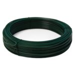 Alambre plastificado Verde Rollo 25 Kg. / Nº17
