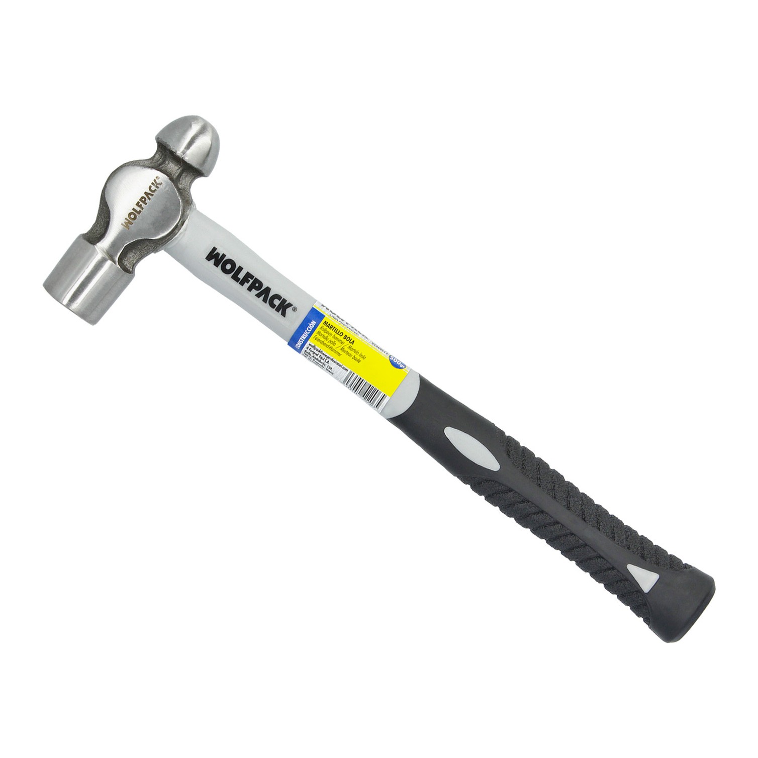 Martillo Bola 500 Gramos Mango Fibra Vidrio