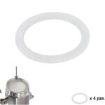Junta Goma Silicona Cafetera Aluminio Classic / Inducción 2 Tazas (4 Unidades)