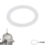 Junta Goma Silicona Cafetera Aluminio Classic / Inducción 3 Tazas (4 Unidades) [+3 variaciones de Tamaño Disponibles]
