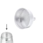 Embudo Cafetera Aluminio Classic / Inducción 3 Tazas [+4 variaciones de Tamaño Disponibles]