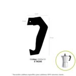 Mango Cafetera Alumino Classic 6 Tazas