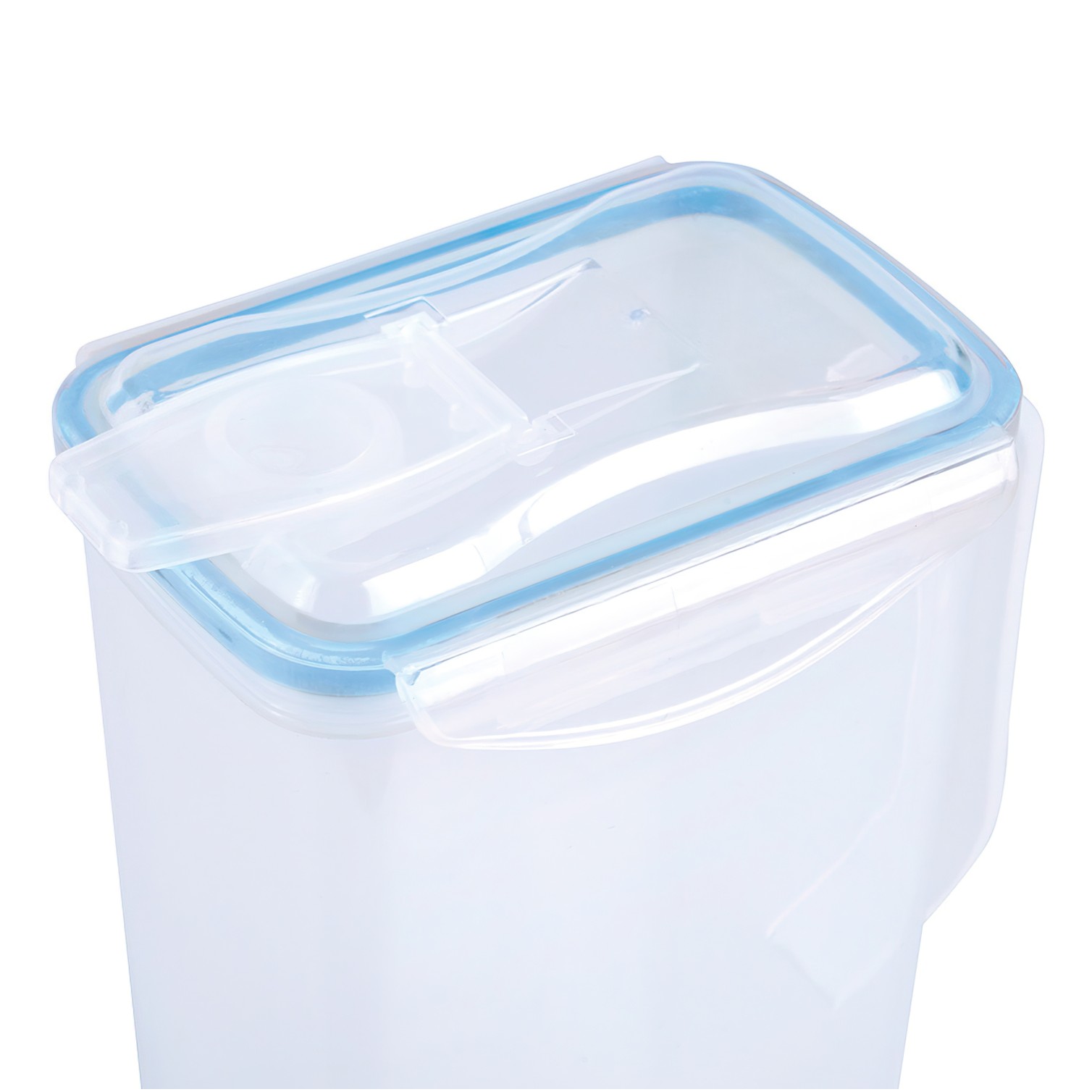 Jarra Plastico Cuadrada 1.500 ml. 11 x 6.5 x 22.5 (alt) cm.