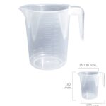 Jarra Medidora Plástico Apta Microondas 1.2 Litros
