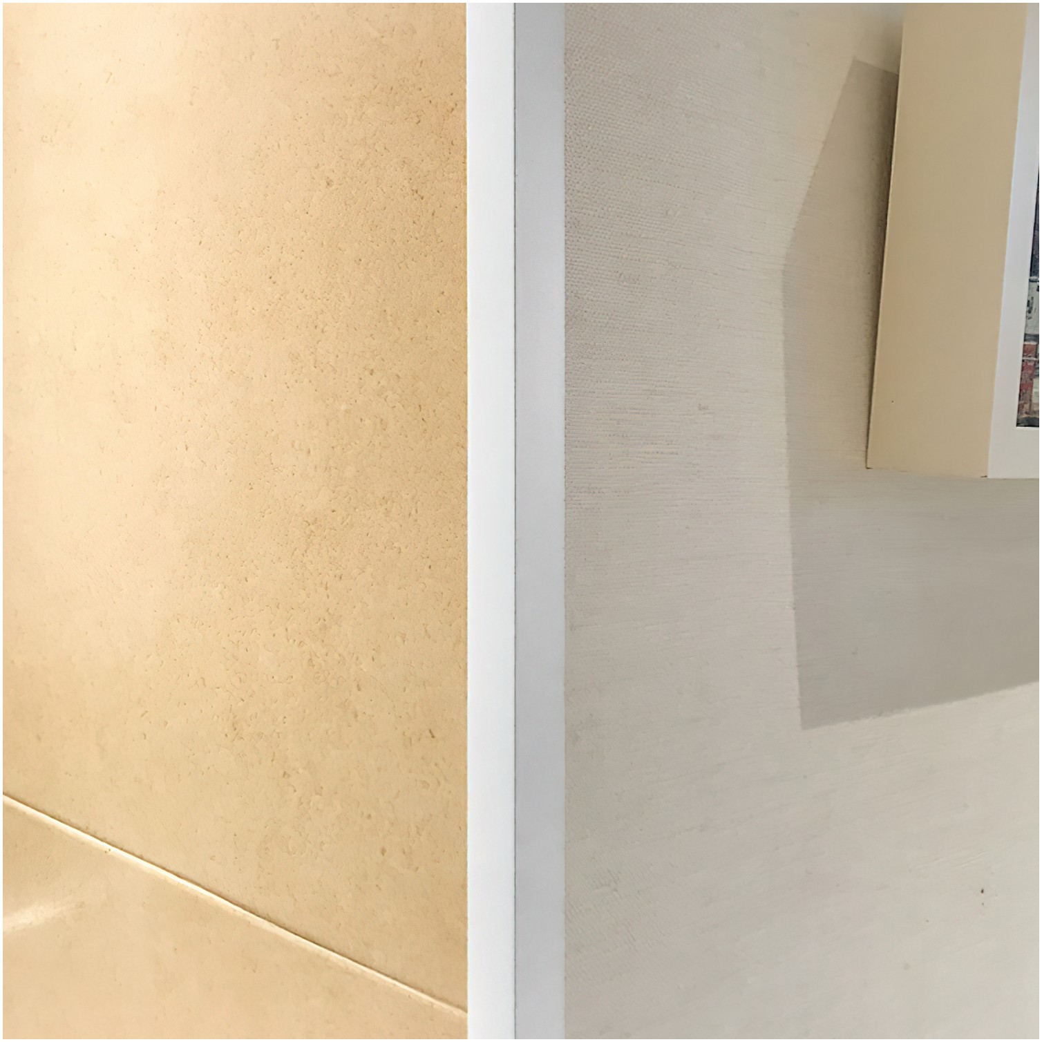 Perfil Pvc Angulo 28x28 mm. Blanco Barra 2,5 metros