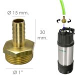 Entronque De Manguera Con Espiga Ø 15 mm. Macho 1" [+3 variaciones de Medida Disponibles]