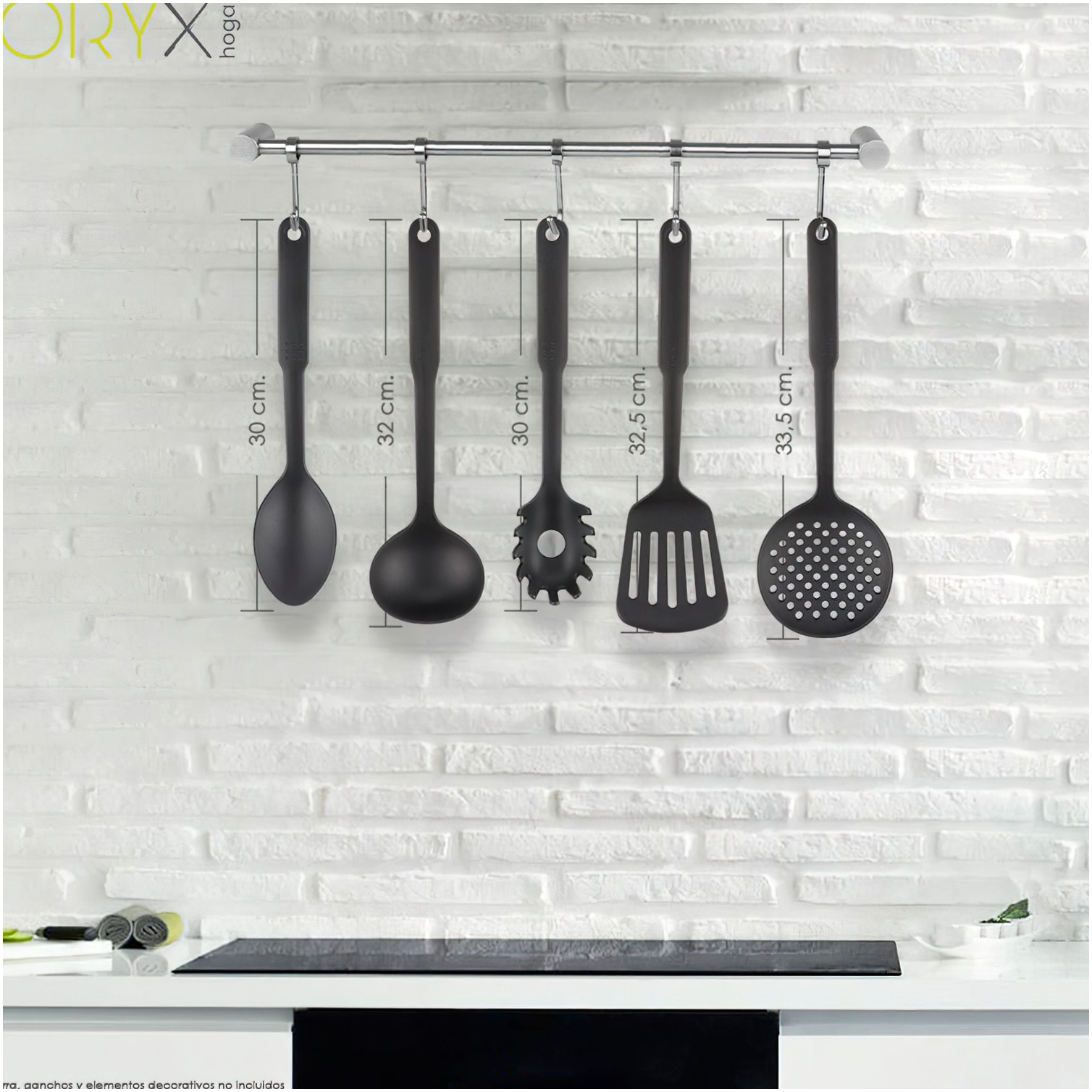 Espumadera Cocina Nylon Basic 33,5 x 11 cm.