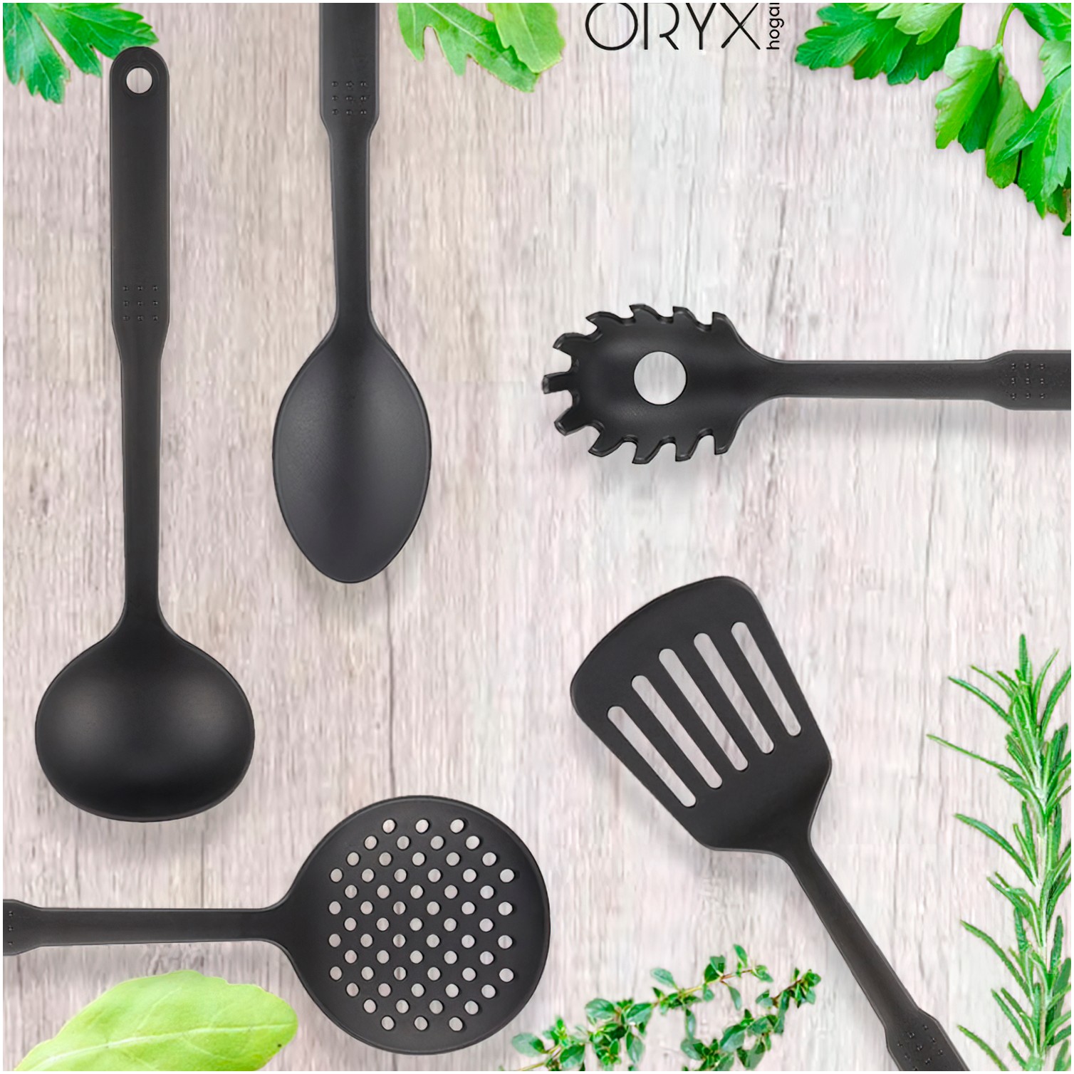 Espumadera Cocina Nylon Basic 33,5 x 11 cm.