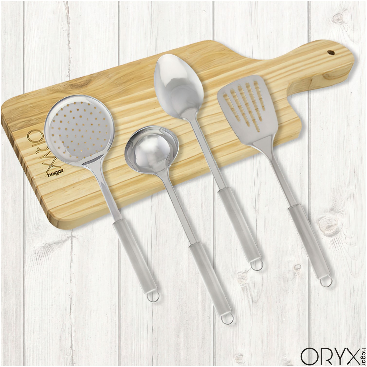 Cuchara Servir Cocina Acero Inoxidable 7 x 30,5 (Alt.) cm.